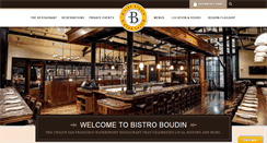 Desktop Screenshot of bistroboudin.com